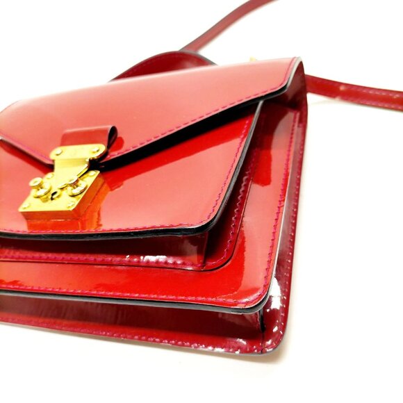 Louis Vuitton Red Patent Leather Hand Bag mon-541-091225 - Picture 6 of 13
